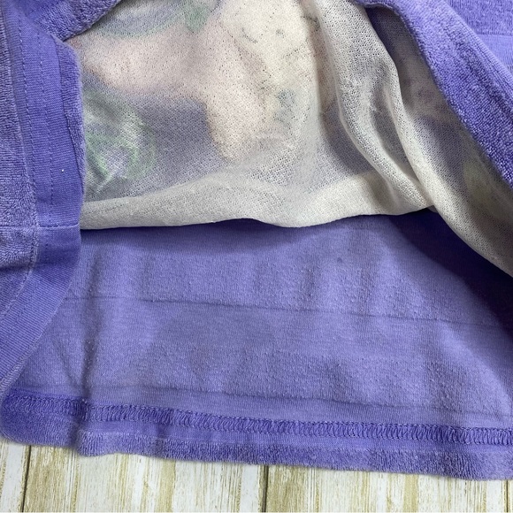 Vintage Disney Store Purple Ariel Little Mermaid Terrycloth Swim Coverup - Picture 5 of 8